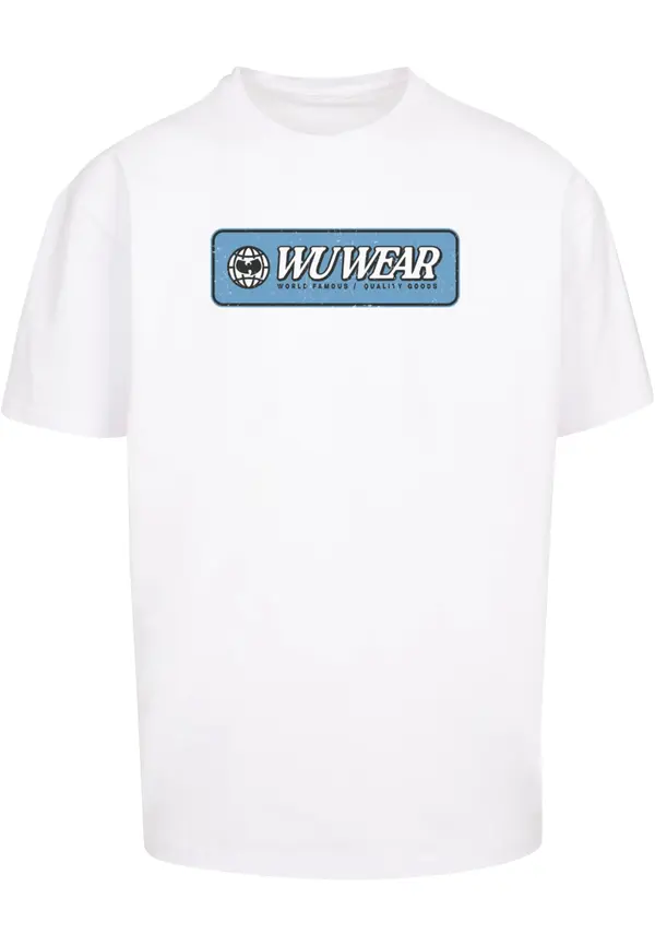 Wu-Wear Men's T-shirt WU Wear Earth Logo Oversize white