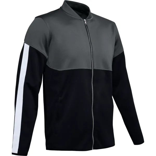 Under Armour Men's Under Armour Athlete Recovery Knit Warm Up Top grey S