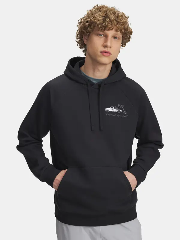 Under Armour Men's Under Armour UA Rival Fleece HBR Logo HD-BLK Sweatshirt - Men's