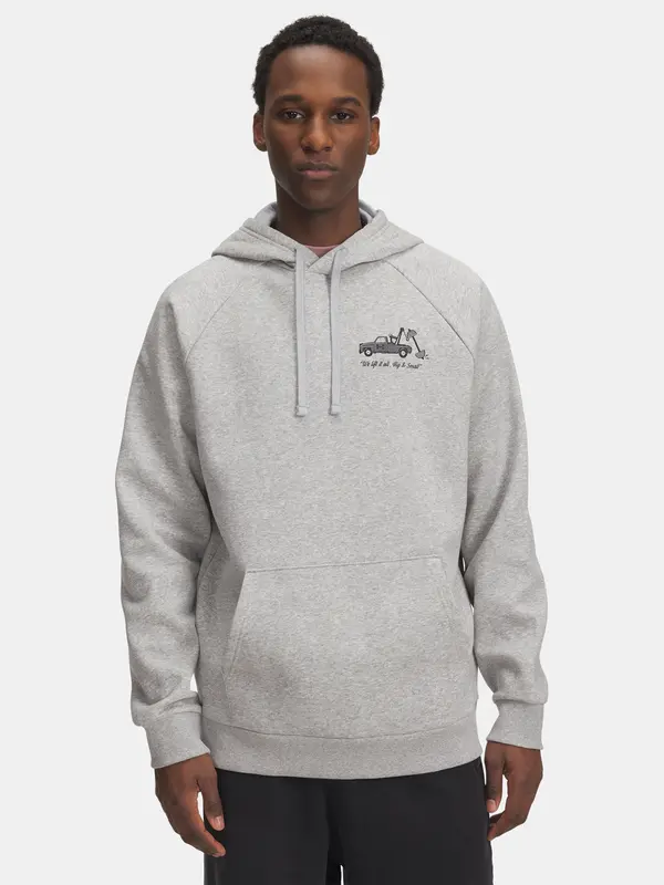 Under Armour Men's Under Armour UA Rival Fleece HBR Logo Sweatshirt HD-GRY - Men's