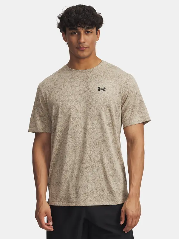 Under Armour Men's Under Armour UA Tech Tee Pixelate-BRN T-Shirt - Men's