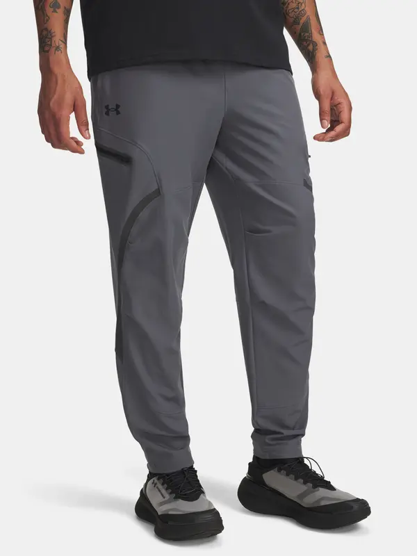 Under Armour Men's Under Armour UA Unstoppable Cargo Pant-GRY Sports Trousers - Mens