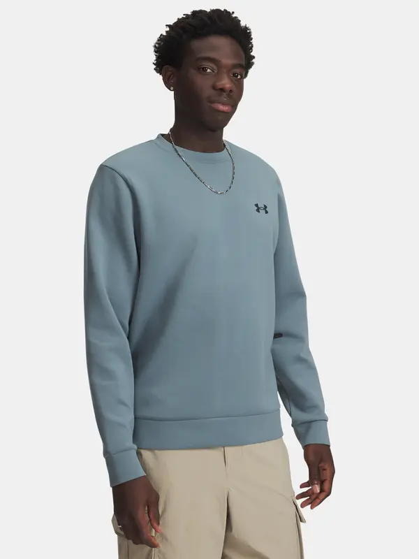 Under Armour Men's Under Armour UA Unstoppable Flc Crew EU-BLU - Men's Sweatshirt