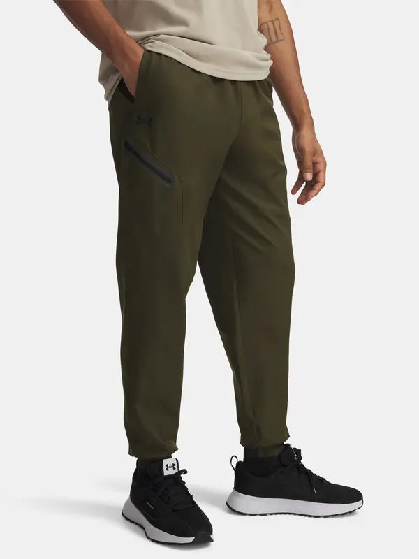 Under Armour Men's Under Armour UA Unstoppable Woven Jogger-GRN Sweatpants - Mens
