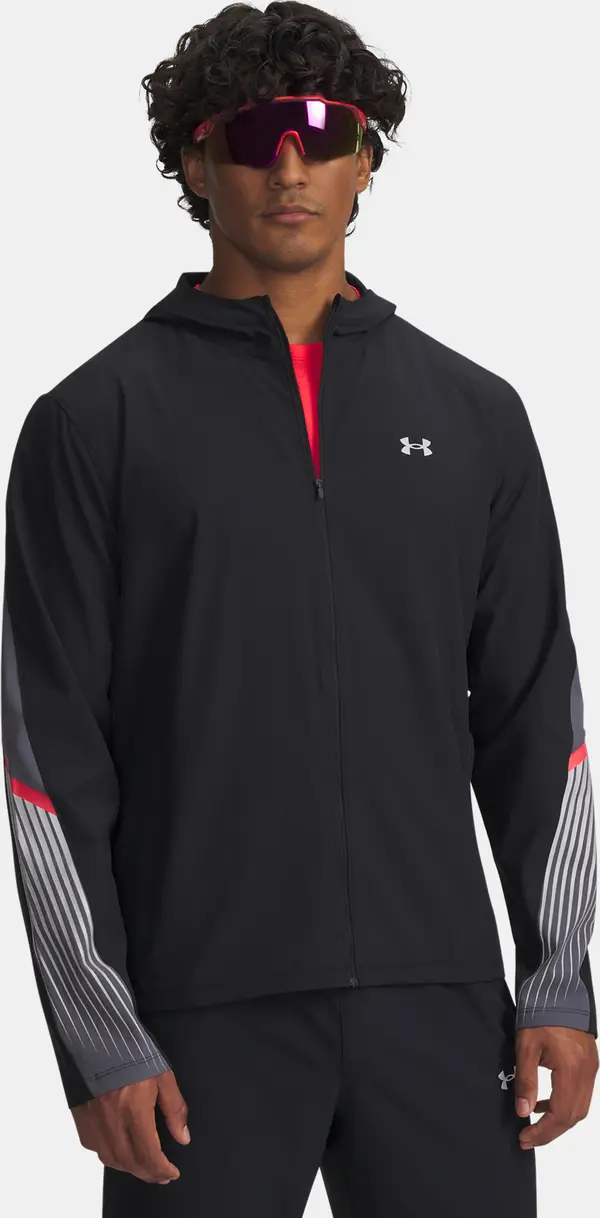 Under Armour Men's Under Armour UA Velociti Storm Hooded Jacket Jkt-BLK - Mens
