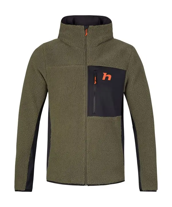 HANNAH Men's warm sweatshirt Hannah KODIAK HOODY ivy green/anthracite