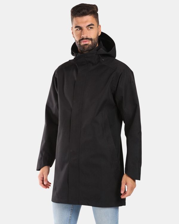 Kilpi Men's waterproof coat Kilpi IVAR-M Black