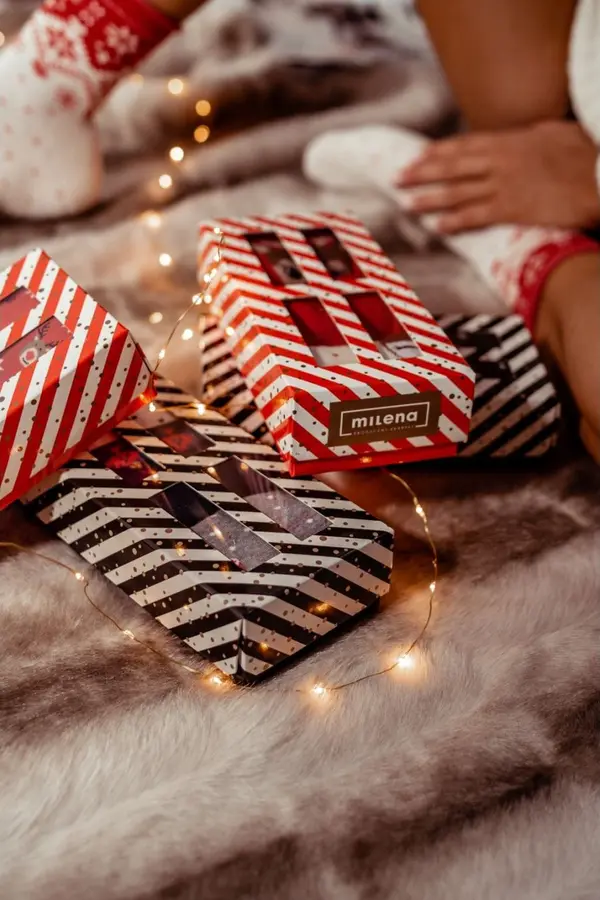 Milena Milena božićni set muških čarapa