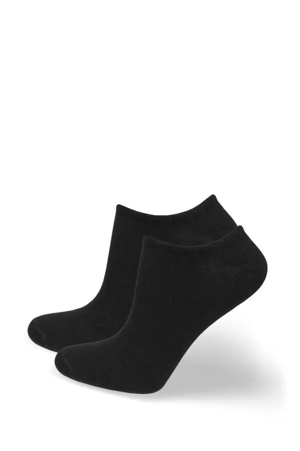 Milena Milena Women's Ankle Socks STOP BACTERIA Black