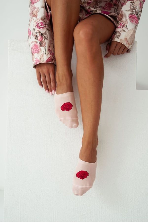 Milena Milena Women's Cotton Micro Socks Rose Peach