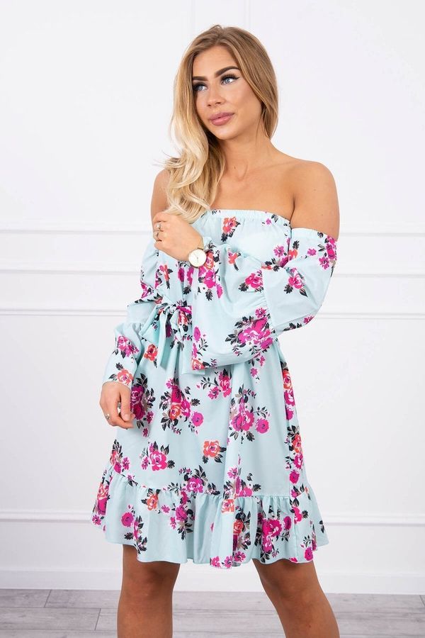 Kesi Mint haljina s kravatom na ramenu