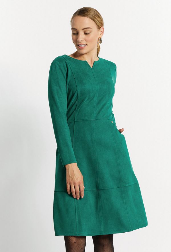 MONNARI MONNARI Ženska mini haljina haljina izrađena od imitacije antilopa