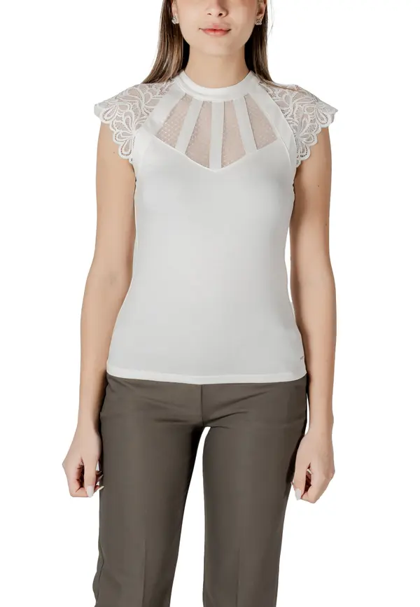 Morgan De Toi Morgan De Toi bijela bluza s čipkom