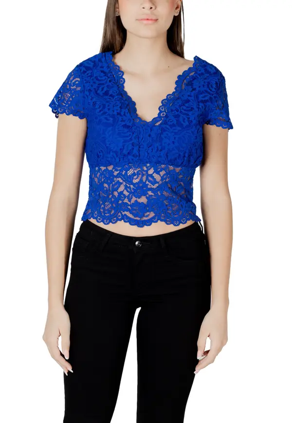 Morgan De Toi Morgan De Toi plava bluza od čipke