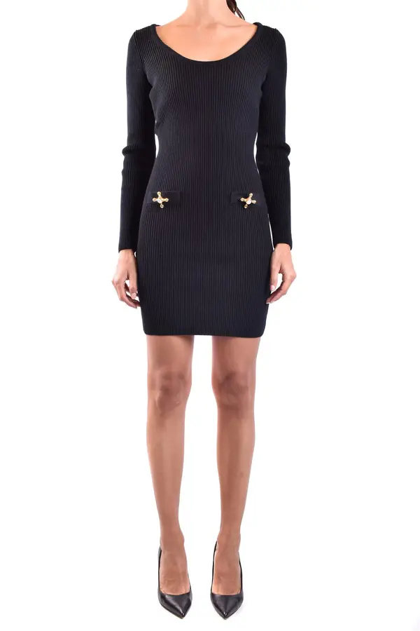 Moschino Moschino crna džemper haljina