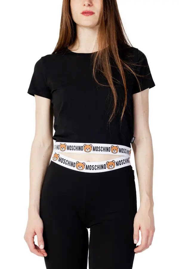 Moschino Underwear Moschino crna majica kratkih rukava