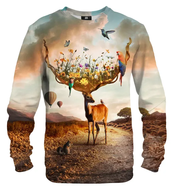 Mr. GUGU & Miss GO Mr. GUGU & Miss GO Unisex's Sweater S-PC2619 Brown/Yellow