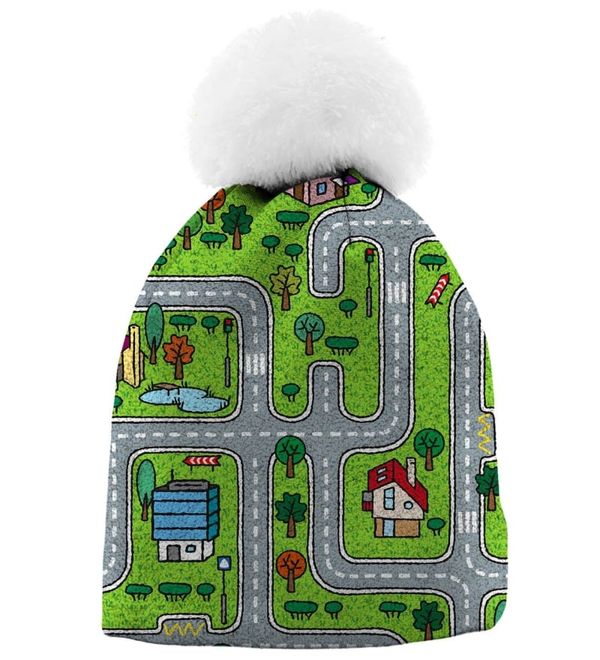 Mr. GUGU & Miss GO Mr. GUGU & Miss GO Woman's City Carpet Beanie WB21WH 2177