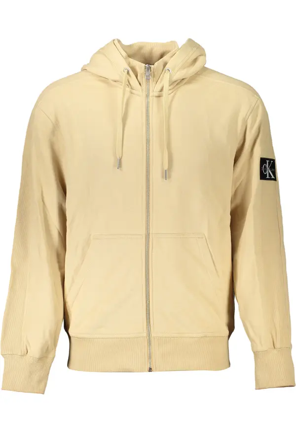 Calvin Klein Muška bež Calvin Klein majica s patentnim zatvaračem