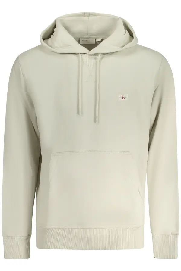 Calvin Klein Muška bež majica s kapuljačom Calvin Klein