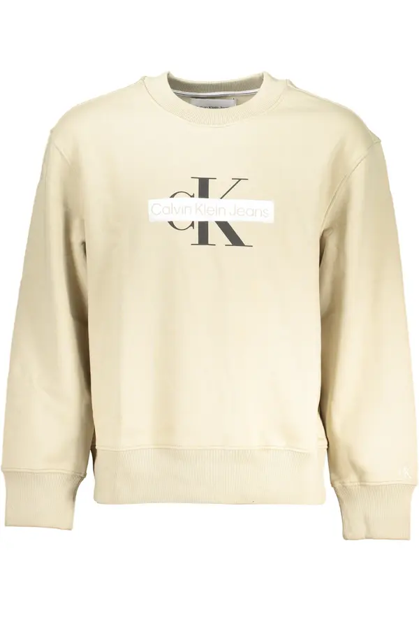 Calvin Klein Muška bež majica s kapuljačom Calvin Klein