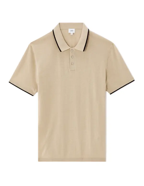 Celio Muška bež polo majica Celio