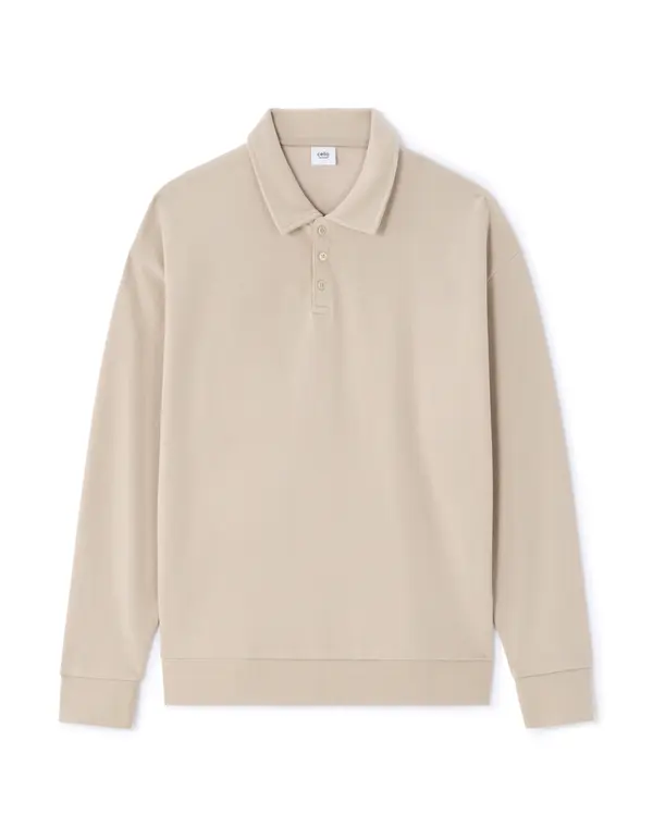 Celio Muška bež polo majica Celio
