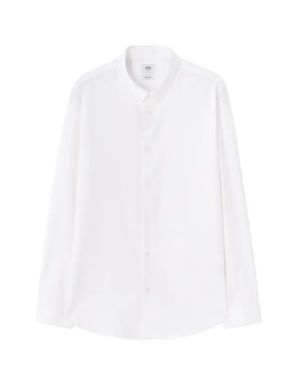 Celio Muška bijela slim fit košulja