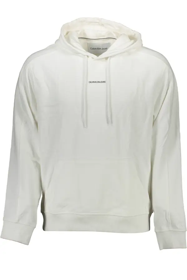 Calvin Klein Muška Calvin Klein majica s kapuljačom bijele boje