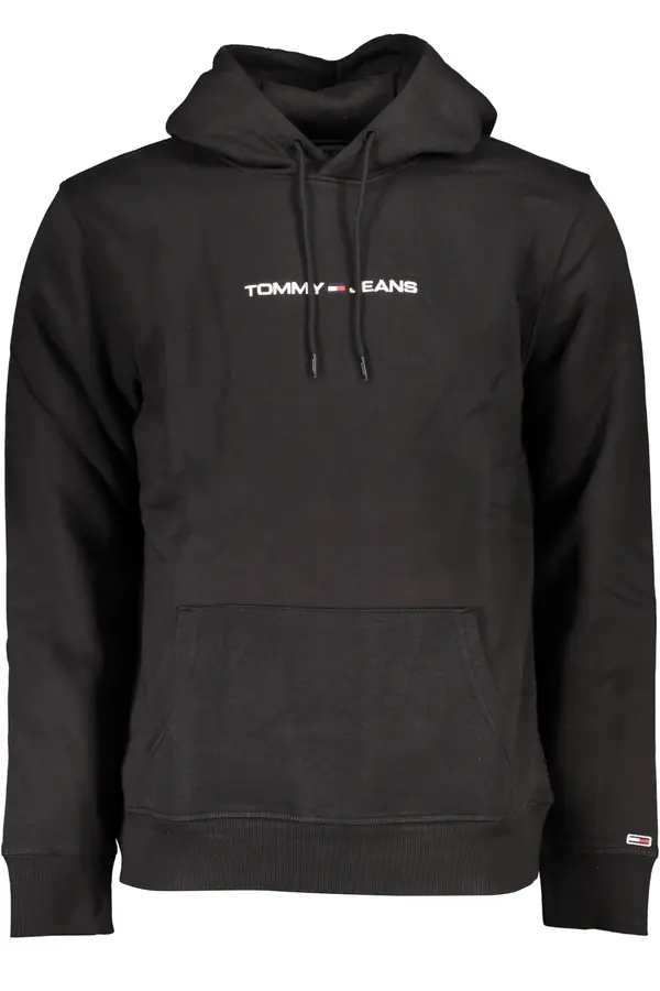 Tommy Hilfiger Muška crna majica s kapuljačom Tommy Hilfiger