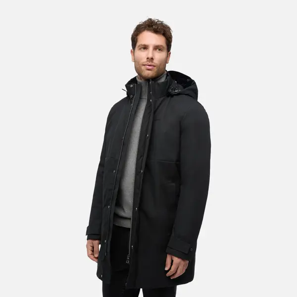 GEOX Muška crna parka Geox Aerantis