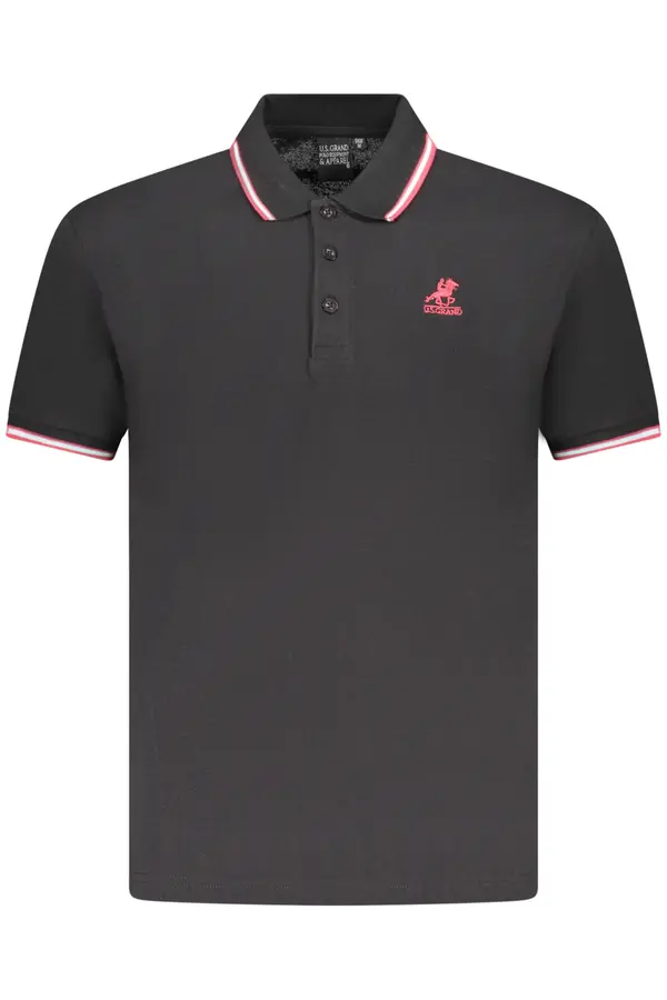 U.S. GRAND Muška crna polo majica