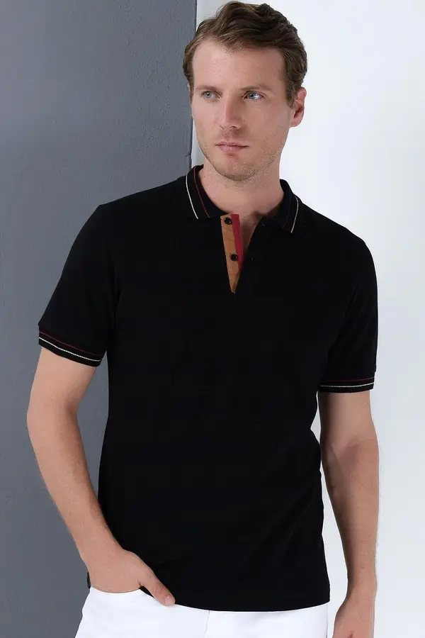 dewberry Muška crna polo majica