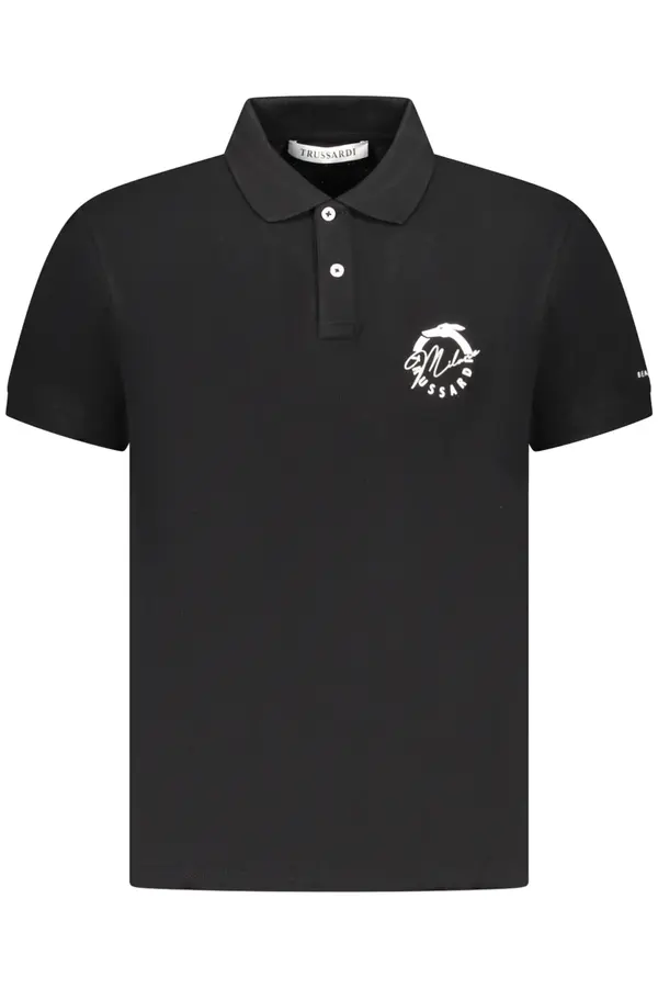 Trussardi Muška crna polo majica Trussardi