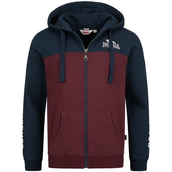Lonsdale Muška dukserica Lonsdale Oxblood