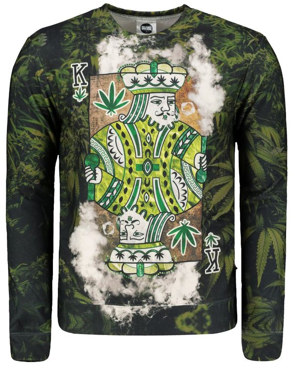 Mr. GUGU & Miss GO Muška dukserica Mr. GUGU & Miss GO Dark King of Ganja