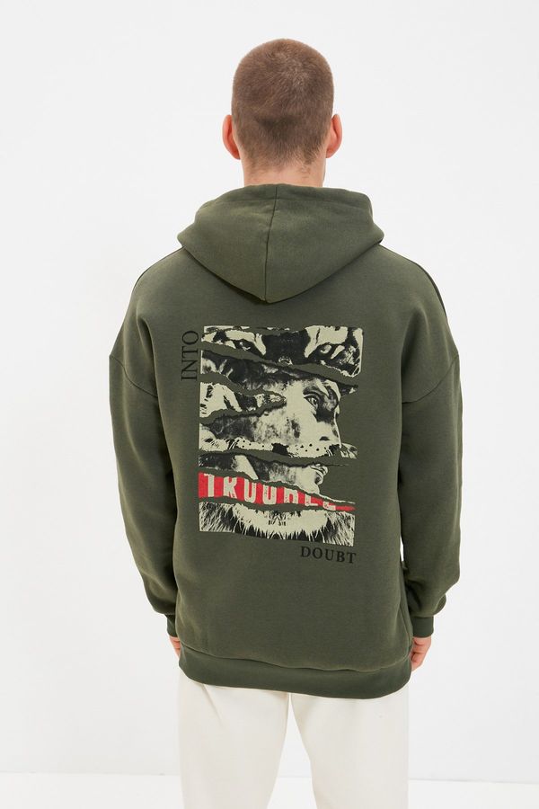 Trendyol Muška dukserica Trendyol Printed