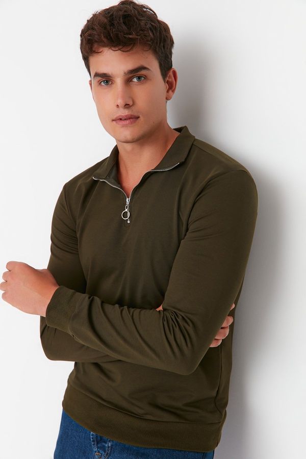 Trendyol Muška dukserica Trendyol Zipper
