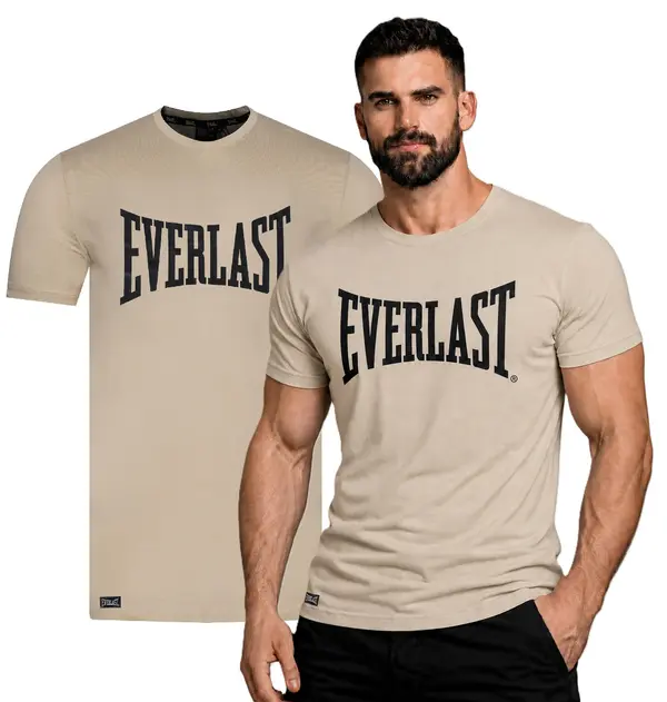 Everlast Muška Everlast majica bež boje