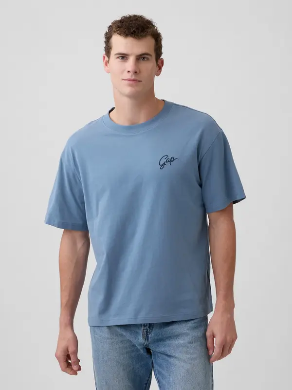 GAP Muška GAP majica kratkih rukava s Vintage Soft logotipom