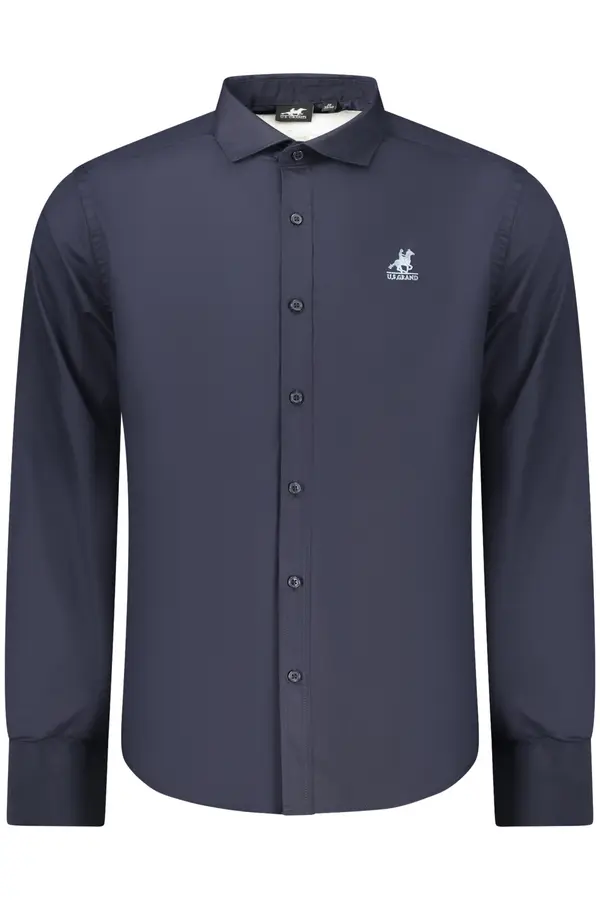 U.S. GRAND Muška jednobojna slim fit košulja