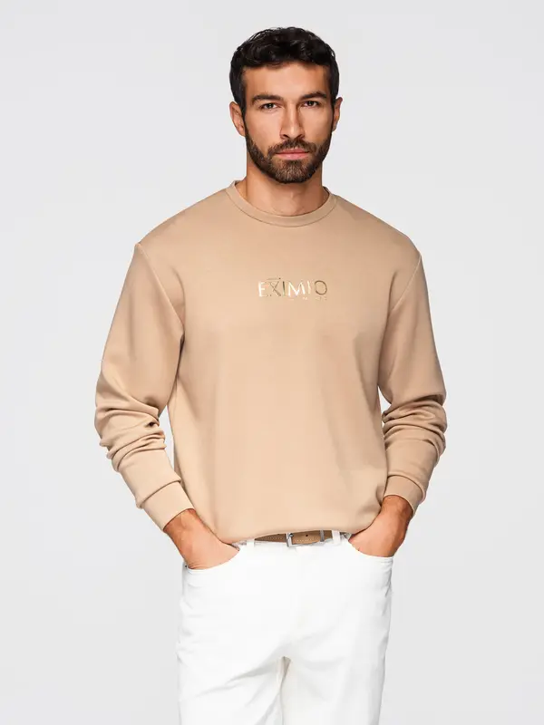Ombre Muška kontrastna majica s raglan rukavima