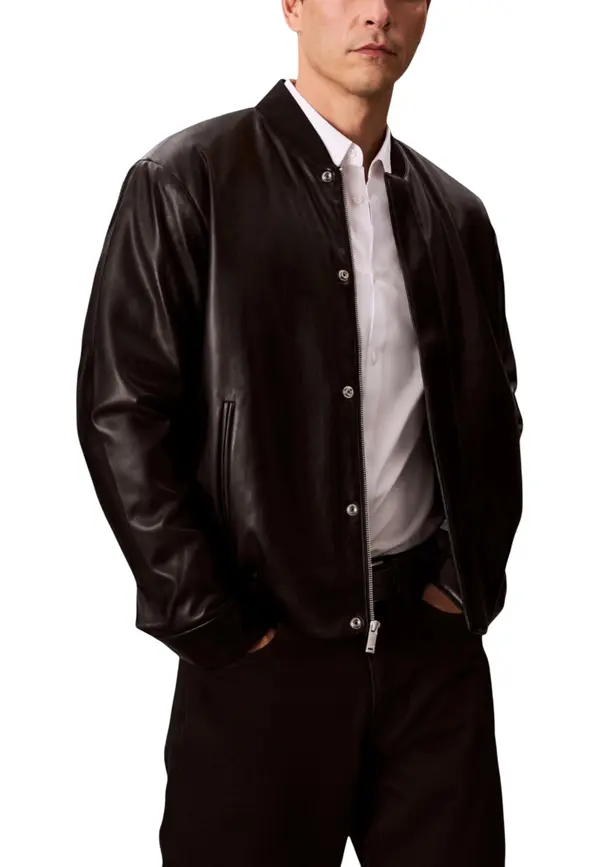 Calvin Klein Muška kožna jakna Calvin Klein Jeans