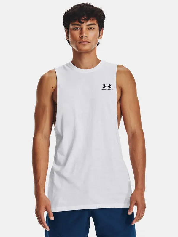 Under Armour Muška majica bez rukava Under Armour UA s lijevim dijelom prsa