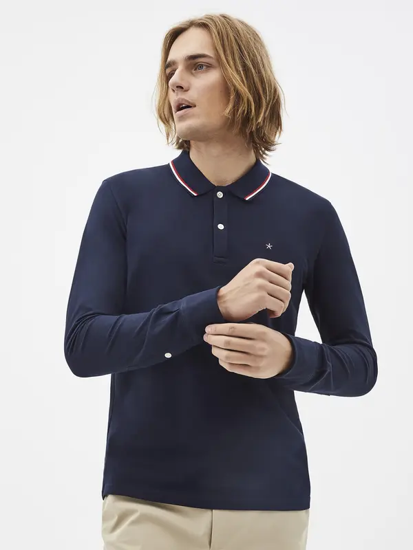 Celio Muška majica dugih rukava  Celio Collar