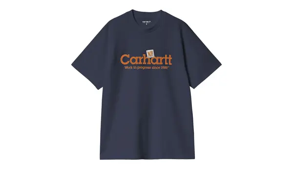 Carhartt Wip Muška majica kratkih rukava Carhartt WIP S/S Label Script plava
