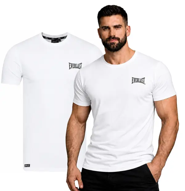Everlast Muška majica kratkih rukava Everlast EL014 bijela
