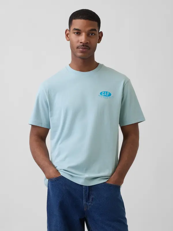 GAP Muška majica kratkih rukava GAP s logotipom Everyday Soft