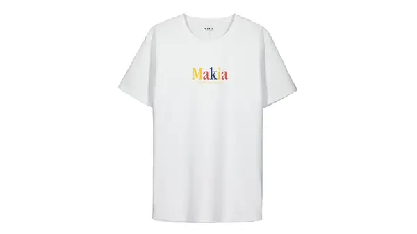 Makia Muška majica kratkih rukava Makia Strait, bijela