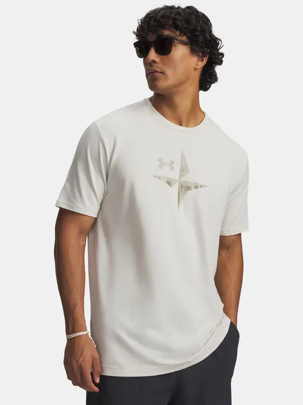 Under Armour Muška majica kratkih rukava Under Armour UA EXPLOR Graphic SS-WHT